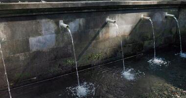 Source of water, stream of water with pool video