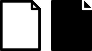 file icon or document vector