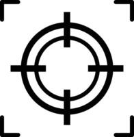 focus icon. Target icos . Bullseye, Focus, Crosshair, Reticle, Viewfinder.Sharpshooting Icon. crosshair icon on a white background vector