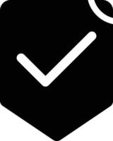 Been here marker icon. isolated on white background. design in trendy style. black icon with check mark. design in eps 10 vector