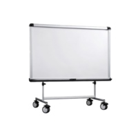 Blank white presentation board empty display png