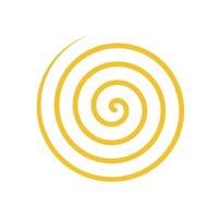 Brutalist abstract spiral icon. Minimalistic shape and modern element. This geometric decoration features a bold curve and unique figure, making it a perfect addition for contemporary projects. vector