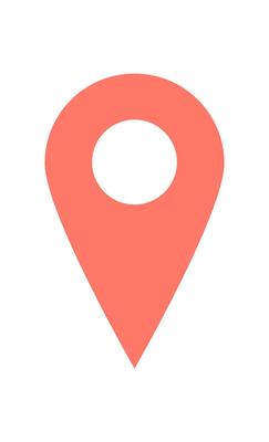 Flat map icon designed for navigation. Simple location symbol illustrating GPS functionality. This digital icon enhances navigation processes, flat design, suitable for technology, application