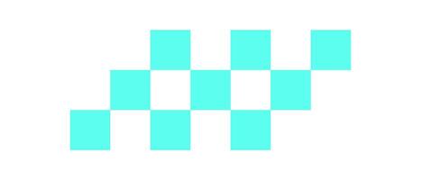 Y2K retro checker pattern. Abstract icon with modern shapes. Flat aesthetic, decorative element, ideal for vintage projects, streetwear designs, and posters. vector