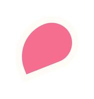 Brutalist abstract shape sticker. A modern and minimal icon, this playful figure adds a bold touch. Perfect for contemporary design, this flat element reflects y2k aesthetics with its unique form. vector