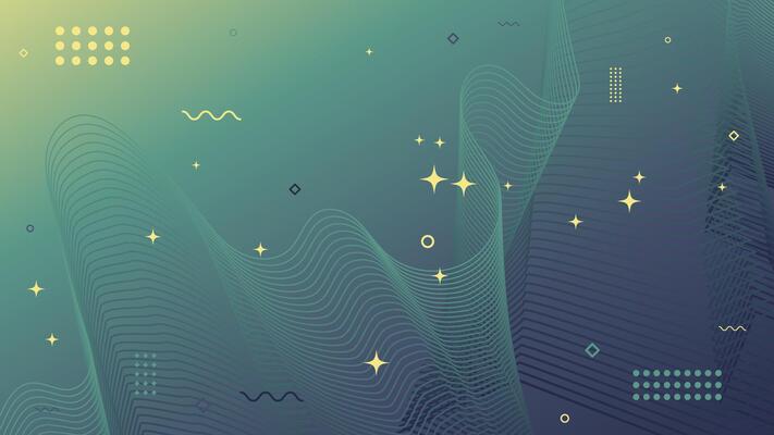 Abstract modern dark background of flowing element trend design. Winter color palette.
