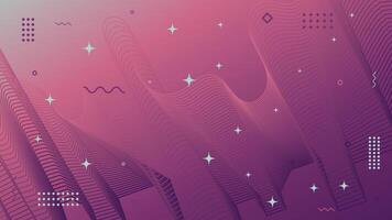 Abstract modern purple background of flowing element trend design. Winter color palette. vector