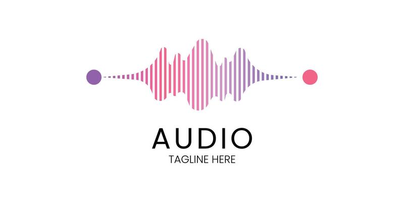 Gradient audio logo
