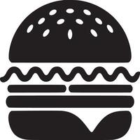 A hamburger icon on a white background vector