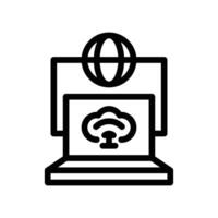 Cloud Network Connection vector