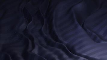 Mesmerizing Dark Blue Fabric with Sparkling Stars Animation Loop video
