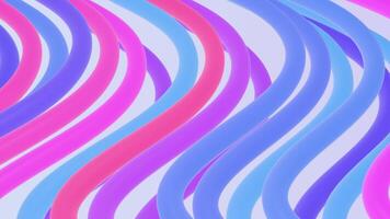Vibrant Flowing Animation Loop - Colorful Waves in Motion video