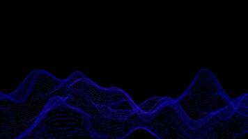 Dynamic Neon Wave Animation Loop - Vibrant Abstract Background video