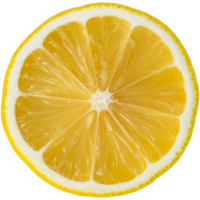 sliced lemon Image, lemon Slice isolated on transparent background, lemon Slice illustration png