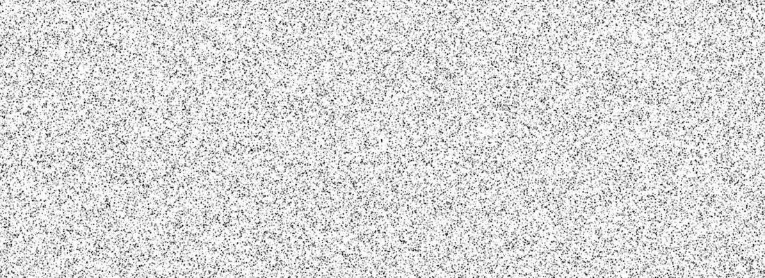 Black rough grain background. Random noise snow overlay texture. Abstract grungy grit dotted wallpaper. Distressed gritty dust backdrop with speckles, particles, drops, specks, flecks.