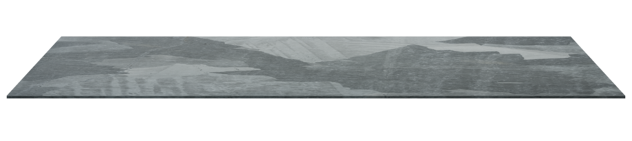 Grunge metal tabletop,Grey Steel rough surface shelf isolated on backgroud,Perspective old metal counter, Floor plank template mock up for display products presentation png