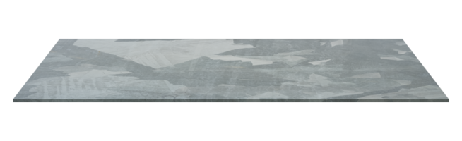 Grunge metal tabletop or Grey Steel rough surface shelf isolated on background, Perspective old metal counter, Floor plank template mock up for display products presentation png