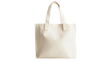 Stylish and versatile white tote bag suitable for various occasions and daily use png