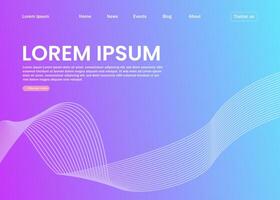 Abstract Purple and Pink Wave Background Design vector