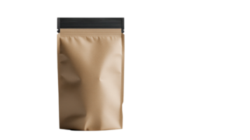 Natural brown packaging bag suitable for various products displayed against a plain background png