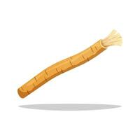 Miswak stick isolated on white background. vector