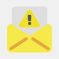 Icon spam. Internet network elements. Icon in flat style style. vector