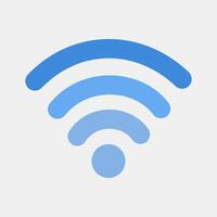 Icon wifi. Internet network elements. Icon in flat style style. vector