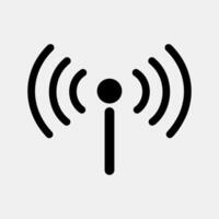 Icon hotspot. Internet network elements. Icon in glyph style. vector