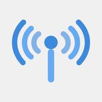 Icon hotspot. Internet network elements. Icon in flat style style. vector