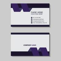 Simple Business Card Design vector