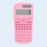 Scientific Calculator with Trigonometry Functions for School Math and Engineering Use vector
