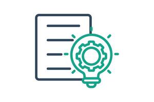 Concept icon. line icon style. icon related to brand. business elements illustration vector