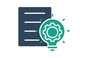 Concept icon. solid icon style. icon related to brand. business elements illustration vector