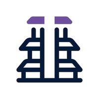 landmark duotone icon. Sleek and modern icon for websites, mobile apps, marketing materials, and corporate design. Fully scalable and ready to use. vector
