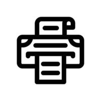 printer line icon. Clean and minimalist icon for websites and mobile apps. vector