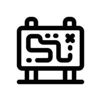 signpost line icon. Clean and minimalist icon for websites and mobile apps. vector