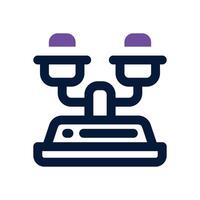 weight scale duotone icon. Sleek and modern icon for websites, mobile apps, marketing materials, and corporate design. Fully scalable and ready to use. vector