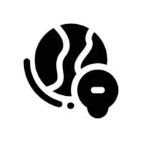worldwide glyph icon. Strong and solid icon for websites and mobile apps. vector