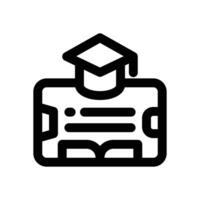 mobile learning line icon. Clean and minimalist icon for websites, mobile apps, presentations, and logos. Fully scalable and customizable for any project. vector