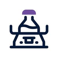 orbital shaker dual tone icon. Sleek and modern icon for websites and mobile apps. vector