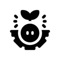 agriculture glyph icon. Strong and solid icon for websites and mobile apps. vector