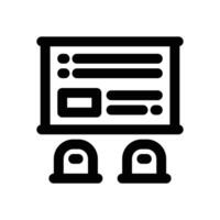 classroom line icon. Clean and minimalist icon for websites and mobile apps. vector
