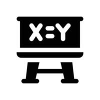 equation glyph icon. Strong and solid icon for websites, mobile interfaces, presentations, and visual branding. High quality and easy to edit. vector