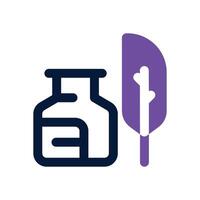 ink dual tone icon. Sleek and modern icon for websites and mobile apps. vector