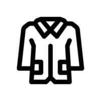 lab coat line icon. Clean and minimalist icon for websites and mobile apps. vector
