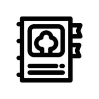 recipe line icon. Clean and minimalist icon for websites and mobile apps. vector