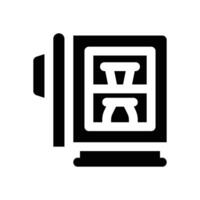 refrigeration glyph icon. Strong and solid icon for websites and mobile apps. vector