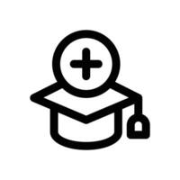 medical student line icon. Clean and minimalist icon for websites and mobile apps. vector