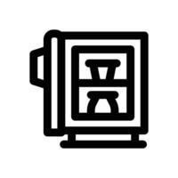 refrigeration line icon. Clean and minimalist icon for websites and mobile apps. vector