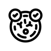 probiotic line icon. Clean and minimalist icon for websites and mobile apps. vector